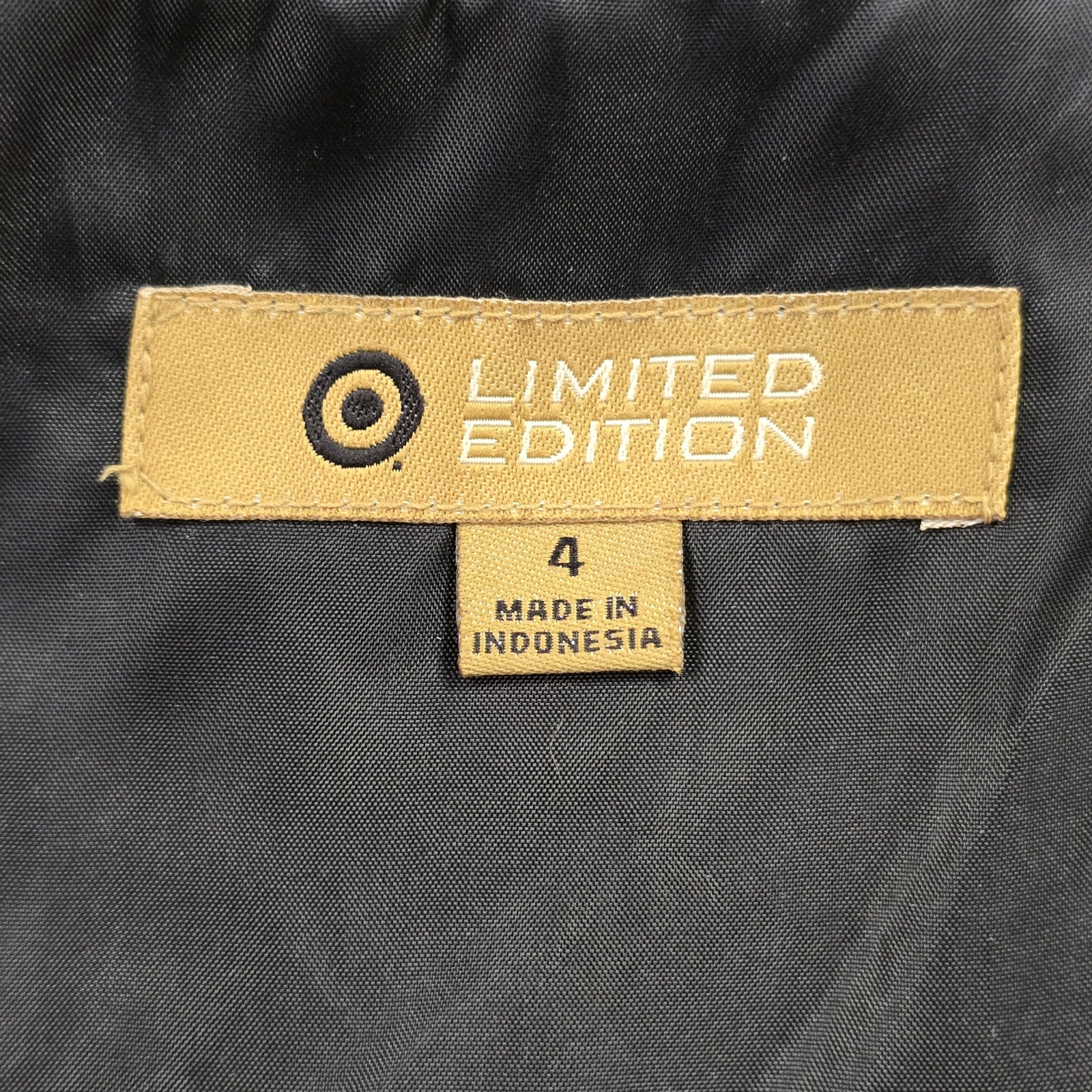 70s Style Retro Body Con Target Limited Edition Black Dress Size 4 — image 3 of 8